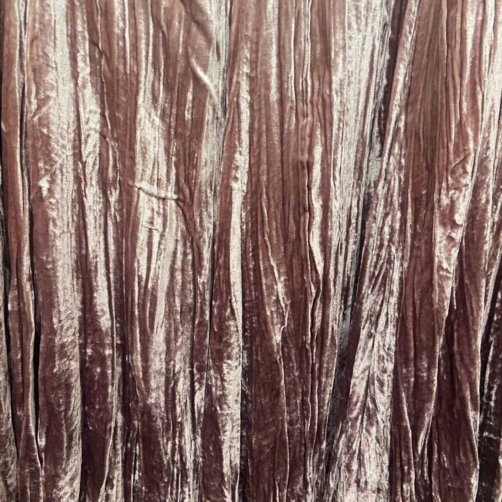 Karen Kane crushed ombré Blush Velvet Maxi Skirt - Picture 2 of 5
